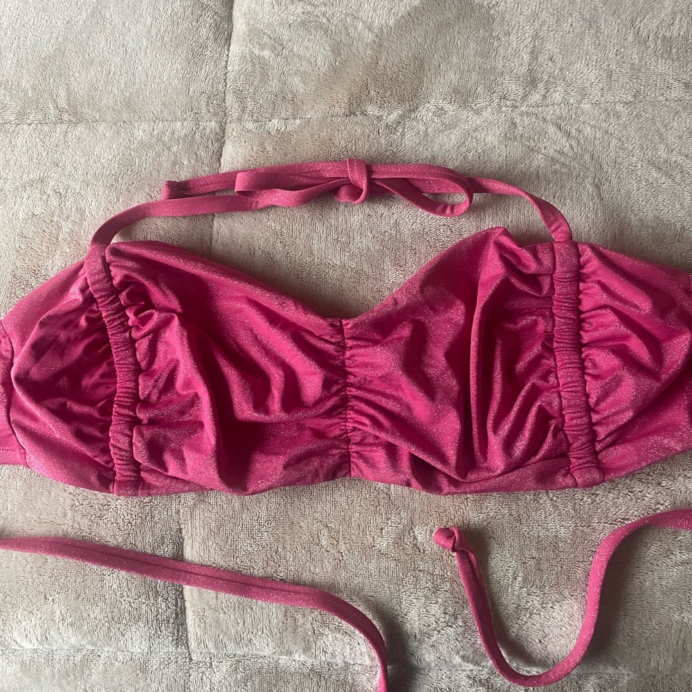 Victoria’s Secret sparkling bandau 👙 bikini top brand NWT size XL